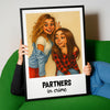 Custom Caricature Portrait from Photo Personalized Poster, Funny Gift for Couples, Friends, Pets, Family