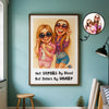 Custom Caricature Portrait from Photo Personalized Poster, Funny Gift for Couples, Friends, Pets, Family