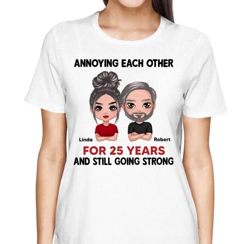 Annoying Each Other Doll Couple Anniversary Gift For Her Gift For Him Personalized Shirt