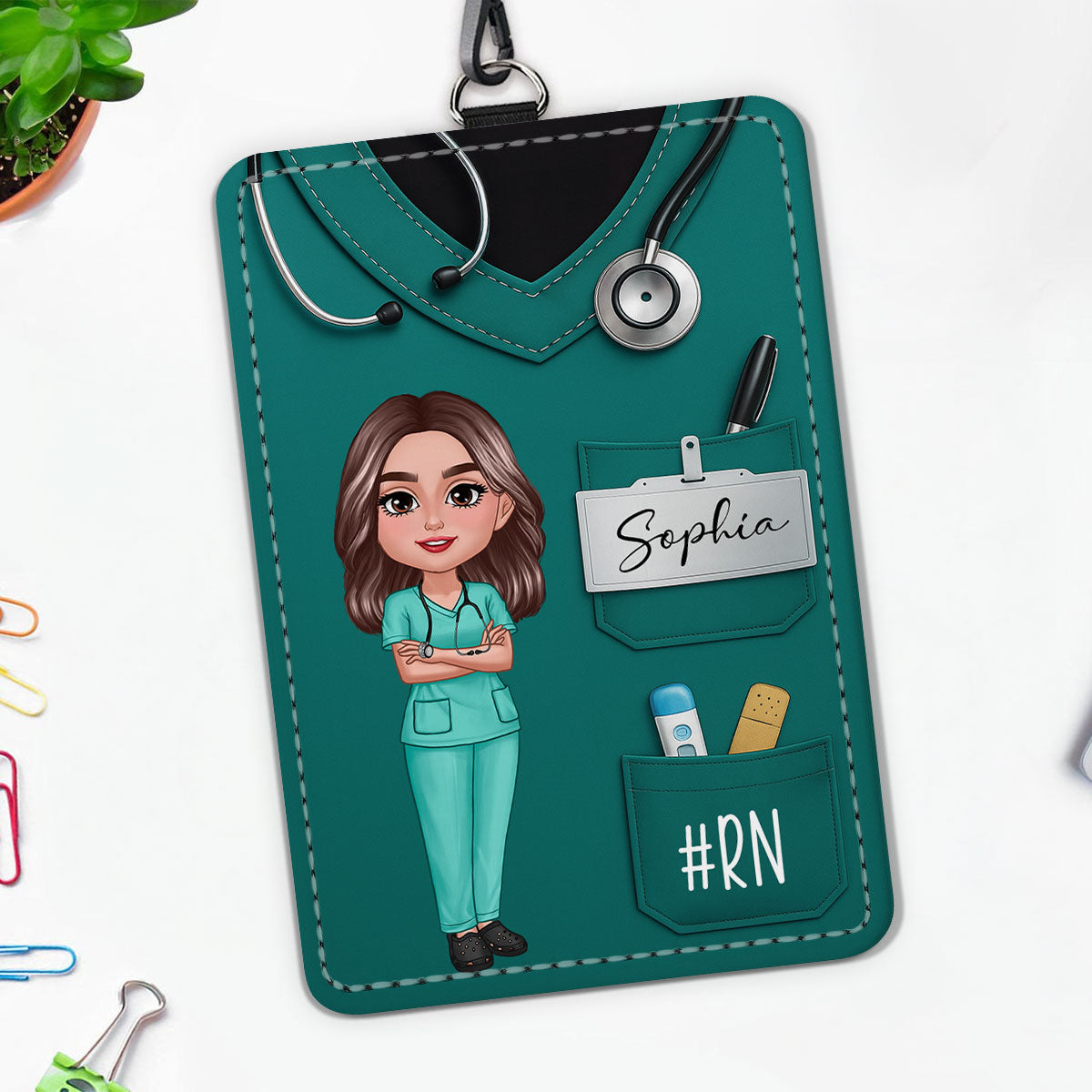 Upsell Lanyard - ID Badge Holder