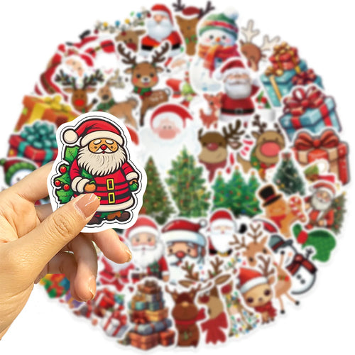 Cartoon Christmas Sticker (Randomly Selected)