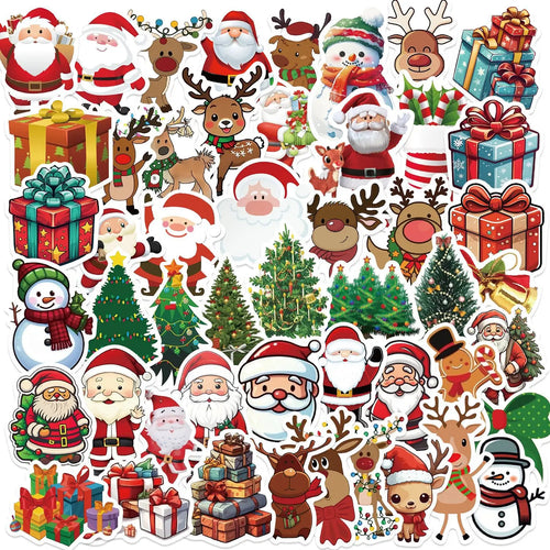 Cartoon Christmas Sticker (Randomly Selected)
