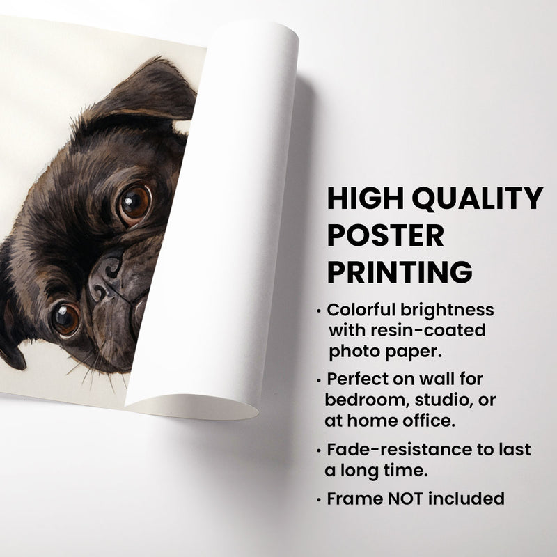 Custom Watercolor Portraits Using Pet Photo - Personalized Poster - Gift for Dogs Cats Lovers, Pet Lover Gift