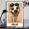 Caricature Dog Cat Photo Personalized Poster, Funny Gift for Pet Lovers