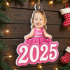 Upload Photo Cute Little Doll 2025 - Personalized Acrylic Ornament - Christmas Gift for Kids, Grandkids
