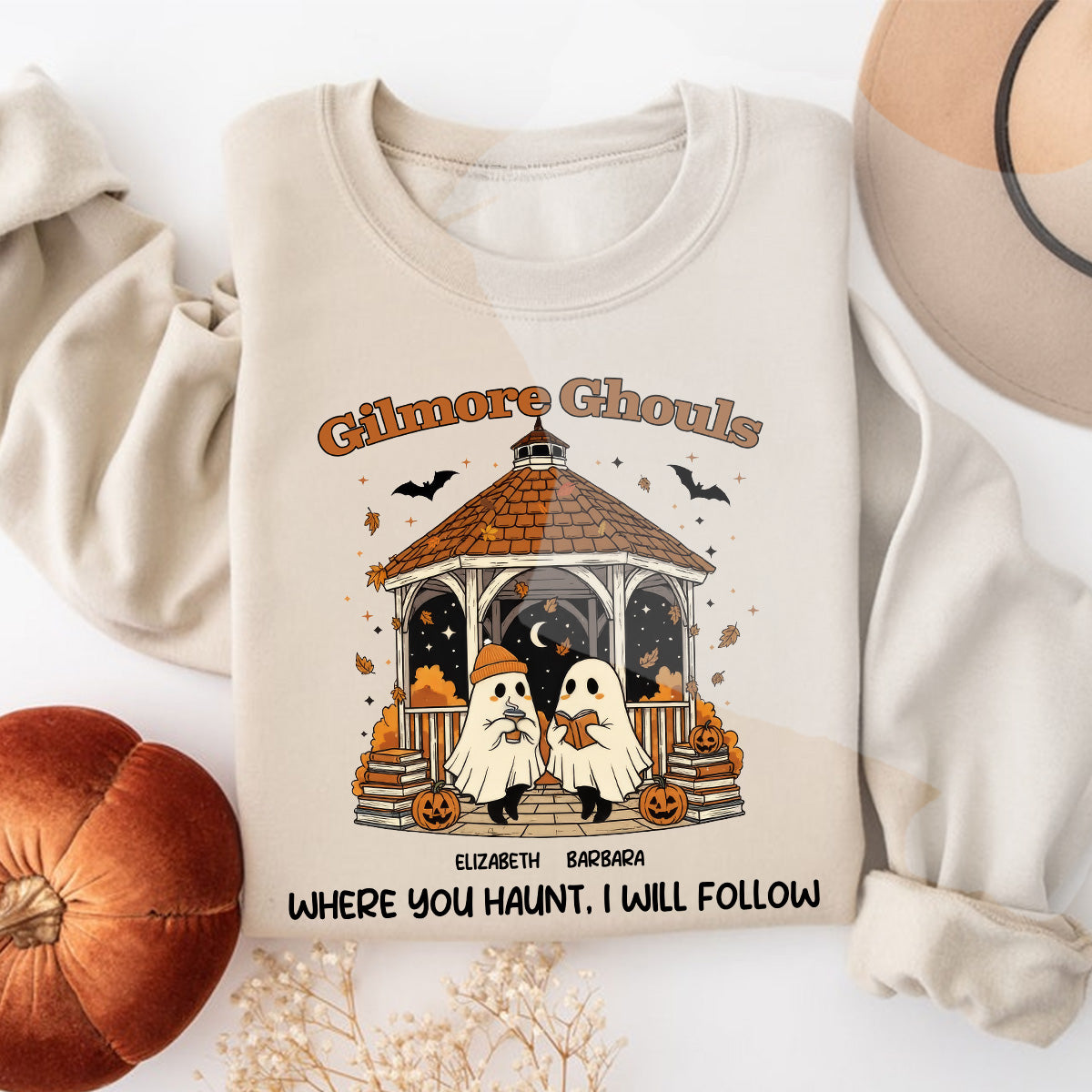 Sleeve Printed Sweatshirt