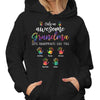 Awesome Grandma Gets Handprints Personalized Hoodie Sweatshirt