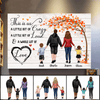 This Is Us Dad Mom And Kids Personalized Horizontal Poster